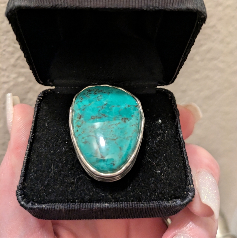 *RETIRED* SILPADA TURQUOISE SIZE 8 RING